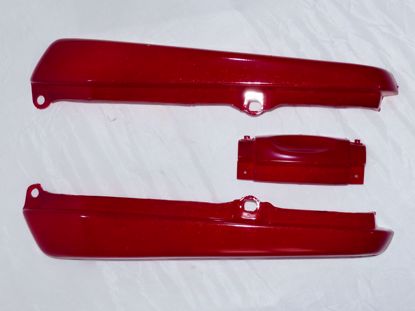 Picture of Seat Plastic Cowl(Red) (Set) - SAGA - CDI70 - 2000M